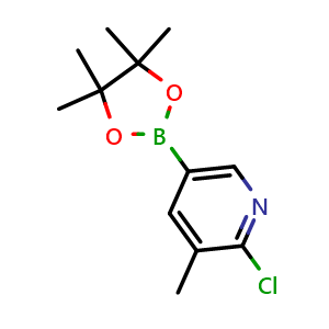 2-chloro-3-methyl-5-(4,4,5,5-tetramethyl-1,3,2-dioxaborolan-2-yl)pyridine