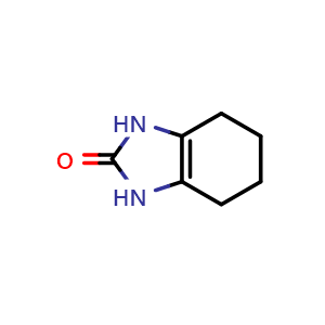 Chemical structure of 1,3,4,5,6,7-hexahydro-2H-benzo[d]imidazol-2-one , CAS 26258-21-9, AChemBlock T96669