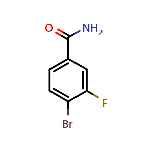 4-Bromo-3-fluorobenzamide
