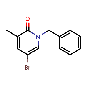 1-benzyl-5-bromo-3-methylpyridin-2(1H)-one