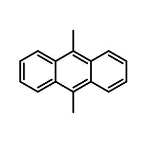 Chemical structure of 9,10-dimethylanthracene , CAS 43217-31-8, AChemBlock T96756