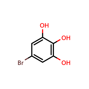 Chemical structure of 5-bromo-1,2,3-Benzenetriol , CAS 16492-75-4, AChemBlock T96784