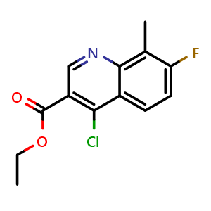 ethyl 4-chloro-7-fluoro-8-methylquinoline-3-carboxylate