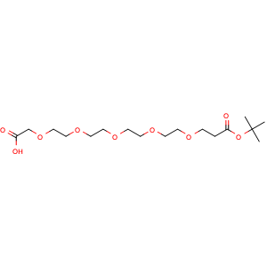 20,20-Dimethyl-18-oxo-3,6,9,12,15,19-hexaoxahenicosan-1-oic acid