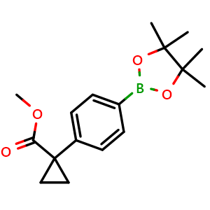 methyl 1-(4-(4,4,5,5-tetramethyl-1,3,2-dioxaborolan-2-yl)phenyl)cyclopropanecarboxylate