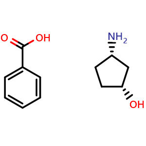 (1R,3S)-3-aminocyclopentanol benzoic acid