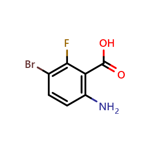 6-Amino-3-bromo-2-fluorobenzoic acid