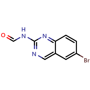 N-(6-bromoquinazolin-2-yl)formamide