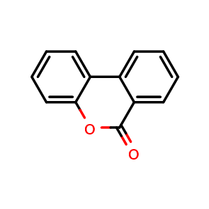 Chemical structure of 6H-dibenzo-(b,d)-pyran-6-one , CAS 2005-10-9, AChemBlock T97250