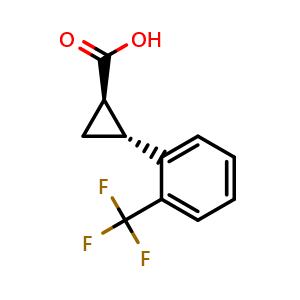 rel-(1R,2R)-2-(2-(Trifluoromethyl)phenyl)cyclopropane-1-carboxylic acid