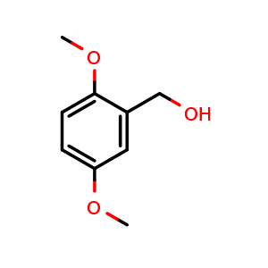 Chemical structure of 2,5-Dimethoxybenzyl alcohol , CAS 33524-31-1, AChemBlock T97390