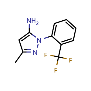 3-Methyl-1-[2-(trifluoromethyl)phenyl]-1H-pyrazol-5-amine