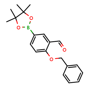 2-Benzyloxy-5-(4,4,5,5-tetramethyl-1,3,2-dioxaborolan-2-yl)benzaldehyde