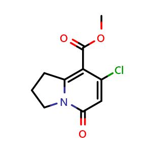methyl 7-chloro-5-oxo-1,2,3,5-tetrahydroindolizine-8-carboxylate