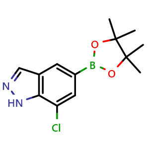 7-chloro-5-(4,4,5,5-tetramethyl-1,3,2-dioxaborolan-2-yl)-1H-indazole
