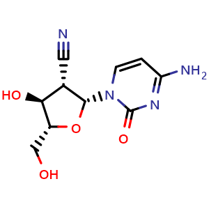 (2R,3S,4S,5R)-2-(4-amino-2-oxopyrimidin-1(2H)-yl)-4-hydroxy-5-(hydroxymethyl)tetrahydrofuran-3-carbonitrile