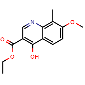ethyl 4-hydroxy-7-methoxy-8-methylquinoline-3-carboxylate