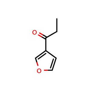 Chemical structure of 1-(Furan-3-yl)propan-1-one , CAS 30078-67-2, AChemBlock T97630