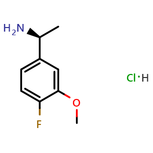 (1S)-1-(4-fluoro-3-methoxyphenyl)ethylamine hydrochloride