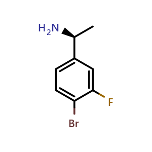 (1S)-1-(4-bromo-3-fluorophenyl)ethylamine