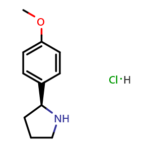 1-((2S)-pyrrolidin-2-yl)-4-methoxybenzene hydrochloride