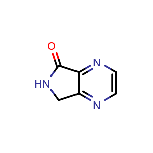 Chemical structure of 6,7-dihydropyrrolo[3,4-b]pyrazin-5-one , CAS 2203486-14-8, AChemBlock T97735