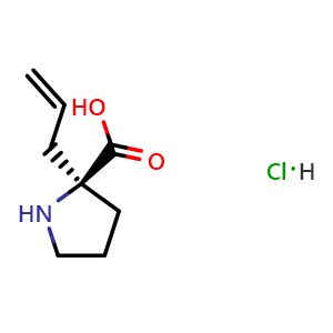 (2S)-2-allylpyrrolidine-2-carboxylic acid hydrochloride