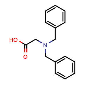 Chemical structure of N,N-Bis(Phenylmethyl)glycine , CAS 17360-47-3, AChemBlock T97794