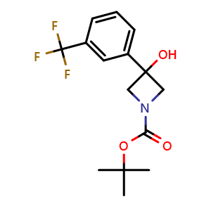 tert-butyl 3-hydroxy-3-[3-(trifluoromethyl)phenyl]azetidine-1-carboxylate