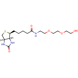 Chemical structure of Biotin-PEG3-OH , CAS 289714-02-9, AChemBlock T97976