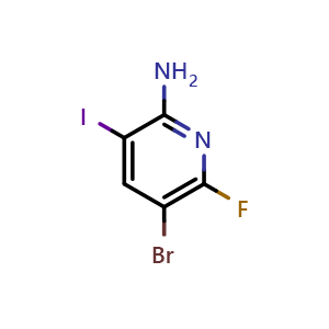 5-bromo-6-fluoro-3-iodopyridin-2-amine