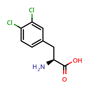 Chemical structure of L-3,4-Dichlorophe , CAS 52794-99-7, AChemBlock T98161