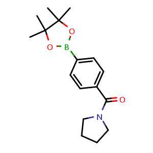 pyrrolidin-1-yl-[4-(4,4,5,5-tetramethyl-1,3,2-dioxaborolan-2-yl)phenyl]methanone
