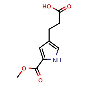 3-(5-(methoxycarbonyl)-1H-pyrrol-3-yl)propanoic acid