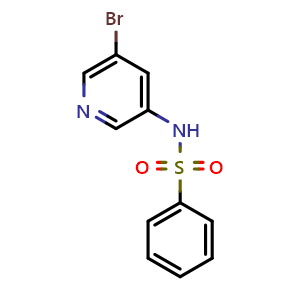N-(5-bromopyridin-3-yl)benzenesulfonamide