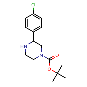 tert-butyl 3-(4-chlorophenyl)piperazine-1-carboxylate