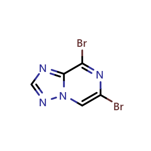 6,8-Dibromo-[1,2,4]triazolo[1,5-a]pyrazine