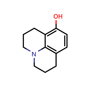 Chemical structure of 8-Hydroxyjulolidine , CAS 41175-50-2, AChemBlock T98450