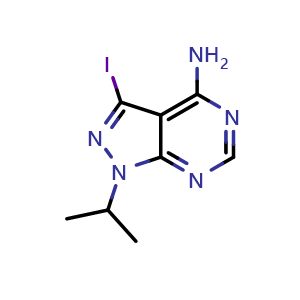3-Iodo-1-isopropyl-1H-pyrazolo[3,4-d]pyrimidin-4-amine