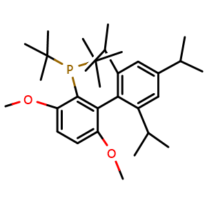 Chemical structure of tBuBrettPhos , CAS 1160861-53-9, AChemBlock T98507