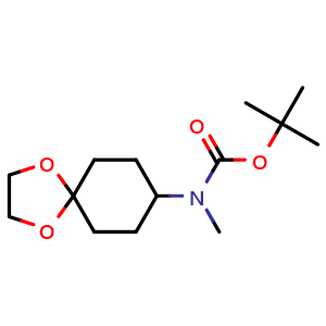 N-Boc-N-methyl-1,4-dioxaspiro[4.5]decan-8-amine