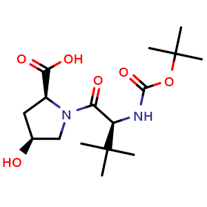 1-(Boc-L-tert-leucinyl)-(4S)-4-hydroxy-L-proline