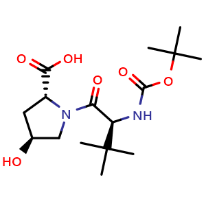 1-(Boc-L-tert-leucinyl)-(4S)-4-hydroxy-D-proline
