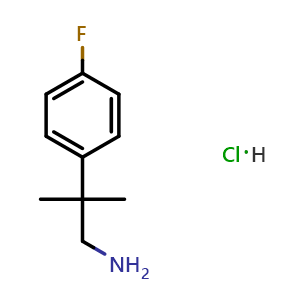 2-(4-Fluorophenyl)-2-methylpropan-1-amine hydrochloride