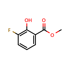 Chemical structure of Methyl 3-fluorosalicylate , CAS 70163-98-3, AChemBlock T98642