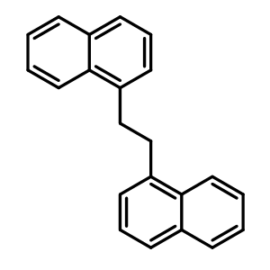 Chemical structure of Naphthalene,1,1'-(1,2-ethanediyl)bis- , CAS 15374-45-5, AChemBlock T98659