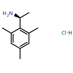 Chemical structure of (1S)-1-mesitylethanamine hydrochloride , CAS 2227804-07-9, AChemBlock T98714