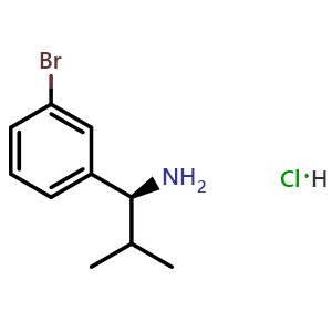 (S)-1-(3-bromophenyl)-2-methylpropan-1-amine hydrochloride