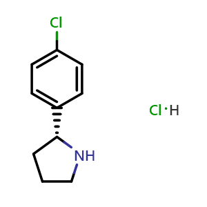 (2R)-2-(4-chlorophenyl)pyrrolidine hydrochloride