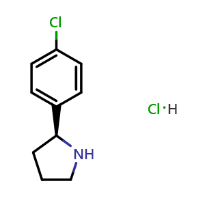 (2S)-2-(4-chlorophenyl)pyrrolidine hydrochloride